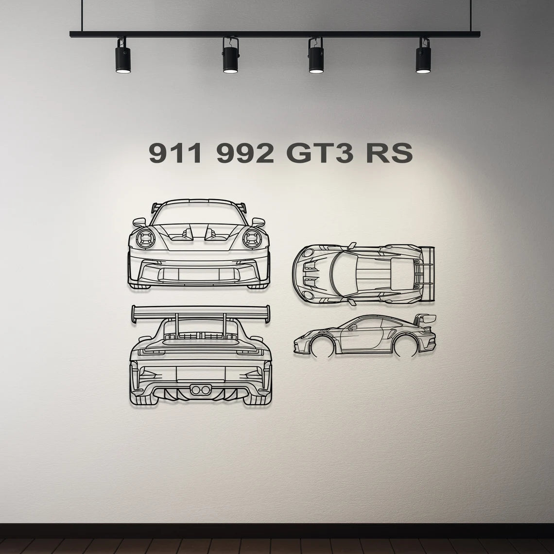 Porsche 911 GT3 RS Model Obraz ścienny 3D